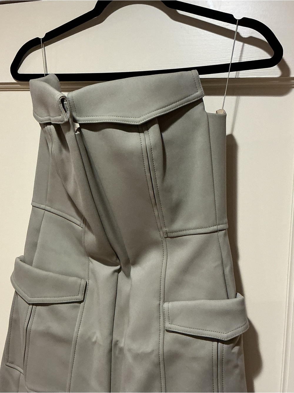 🔥CLEARANCE🔥 NWOT Dion Lee Strapless Cargo Pocket Midi Dress in Green, Size US 6 - Picture 5 of 8